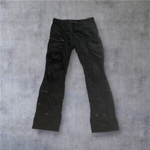 Vtg RLX Ralph Lauren Parachute Pants Men’s 32R Black Cargo Military Y2K Gorpcore